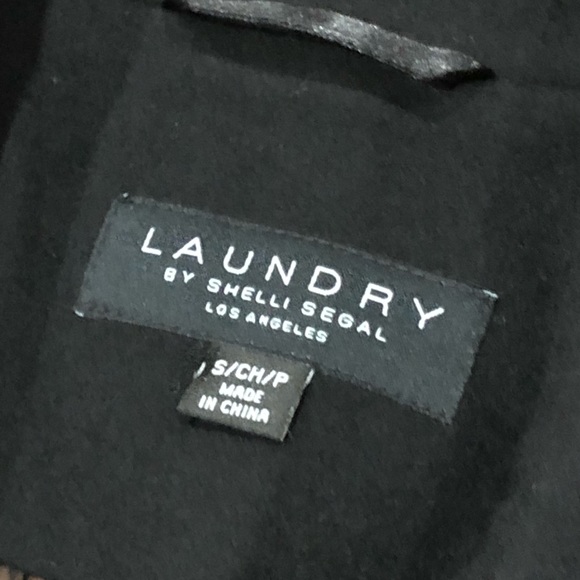 Laundry Shelli Segal Fit & Flare Wool Blend Black - Picture 6 of 8